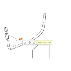Oleo-Mac 441Y szarv - kormány - fogantyú