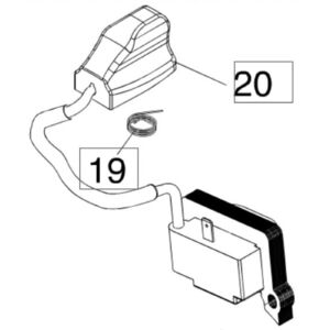 Oleo-Mac BC-350 - BC400  gyújtás - tirisztor