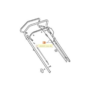 Oleo-Mac G48 - G53 TK - TH - TBX meghajtó bovden
