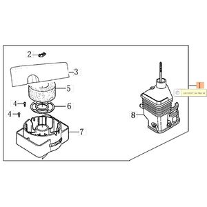 Oleo-Mac K700 - K800 légszűrőház