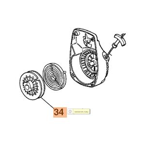 Oleo-Mac MTL 50, MTL 51, SA 18, SC 33, S50 kötéltárcsa