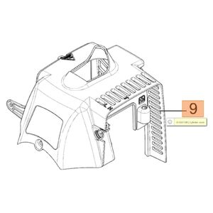 Oleo-Mac Sparta 381 - 441 motor burkolat
