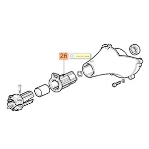 Oleo-Mac Sparta - BC kuplungház rezgéscsillapító gumi 28mm csőhöz Oleo-Mac Sparta - BC kuplungház rezgéscsillapító gumi 28mm csőhöz